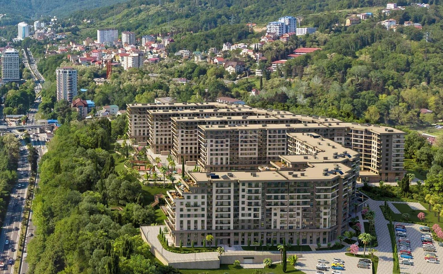Apartamentos con vistas impresionantes de las montañas