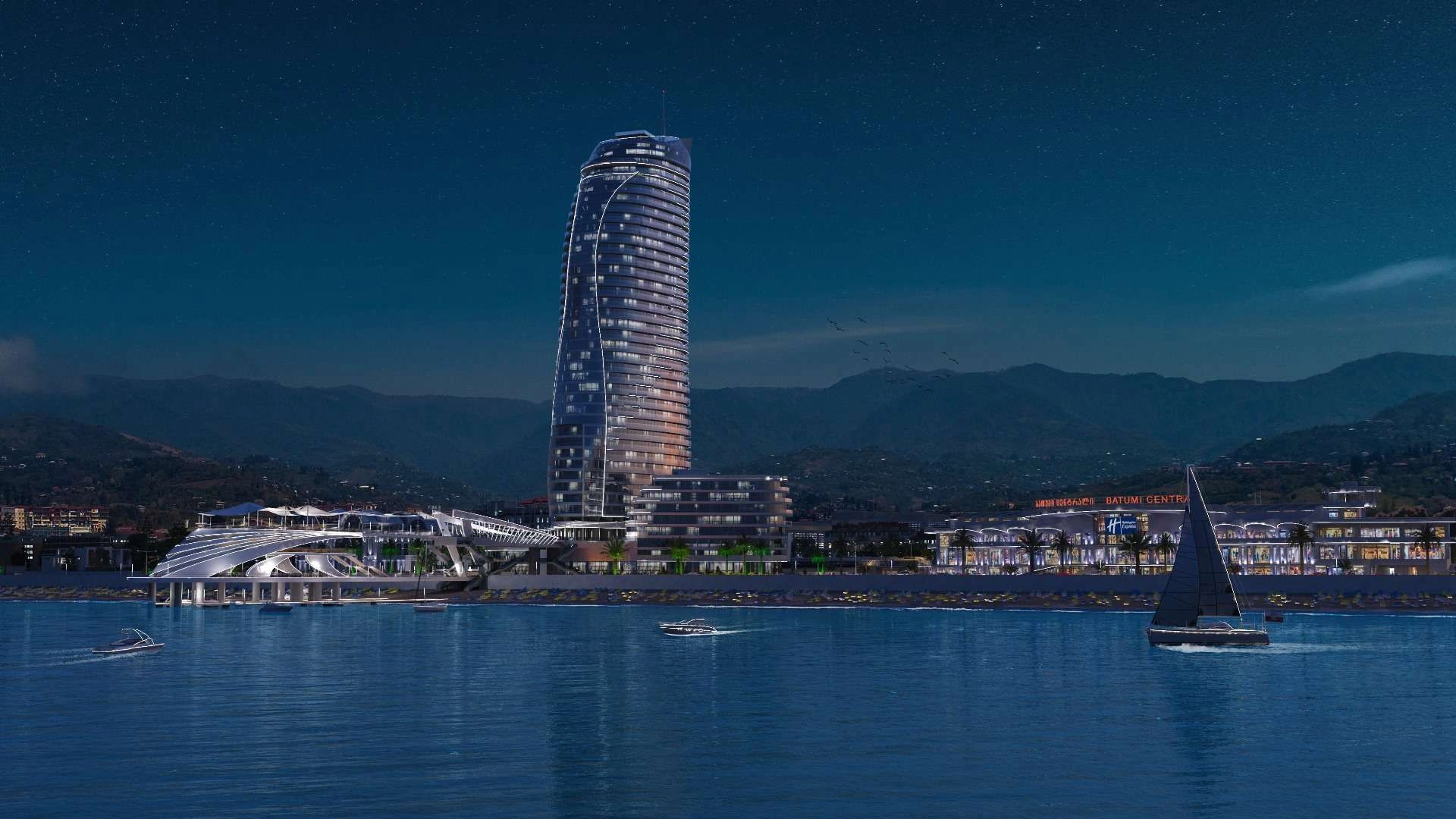 Complejo lujoso en la costa de Batumi