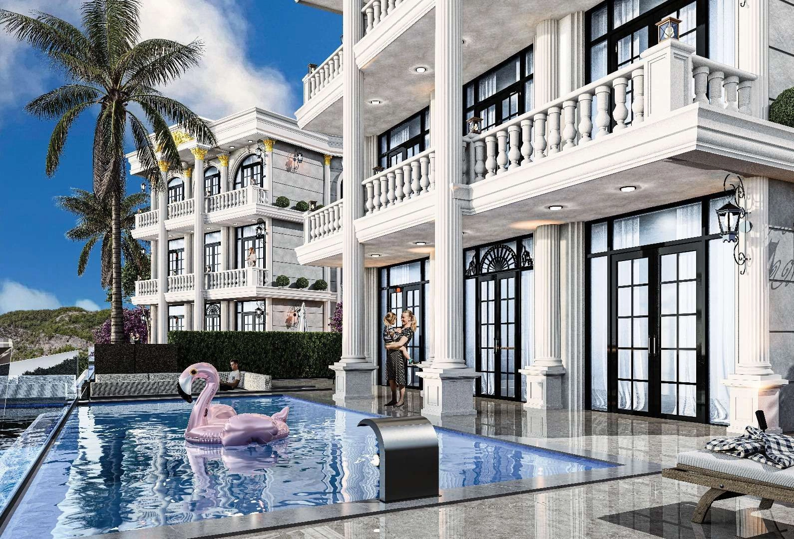 مجموعه ویلاهای لوکس در آلانیا