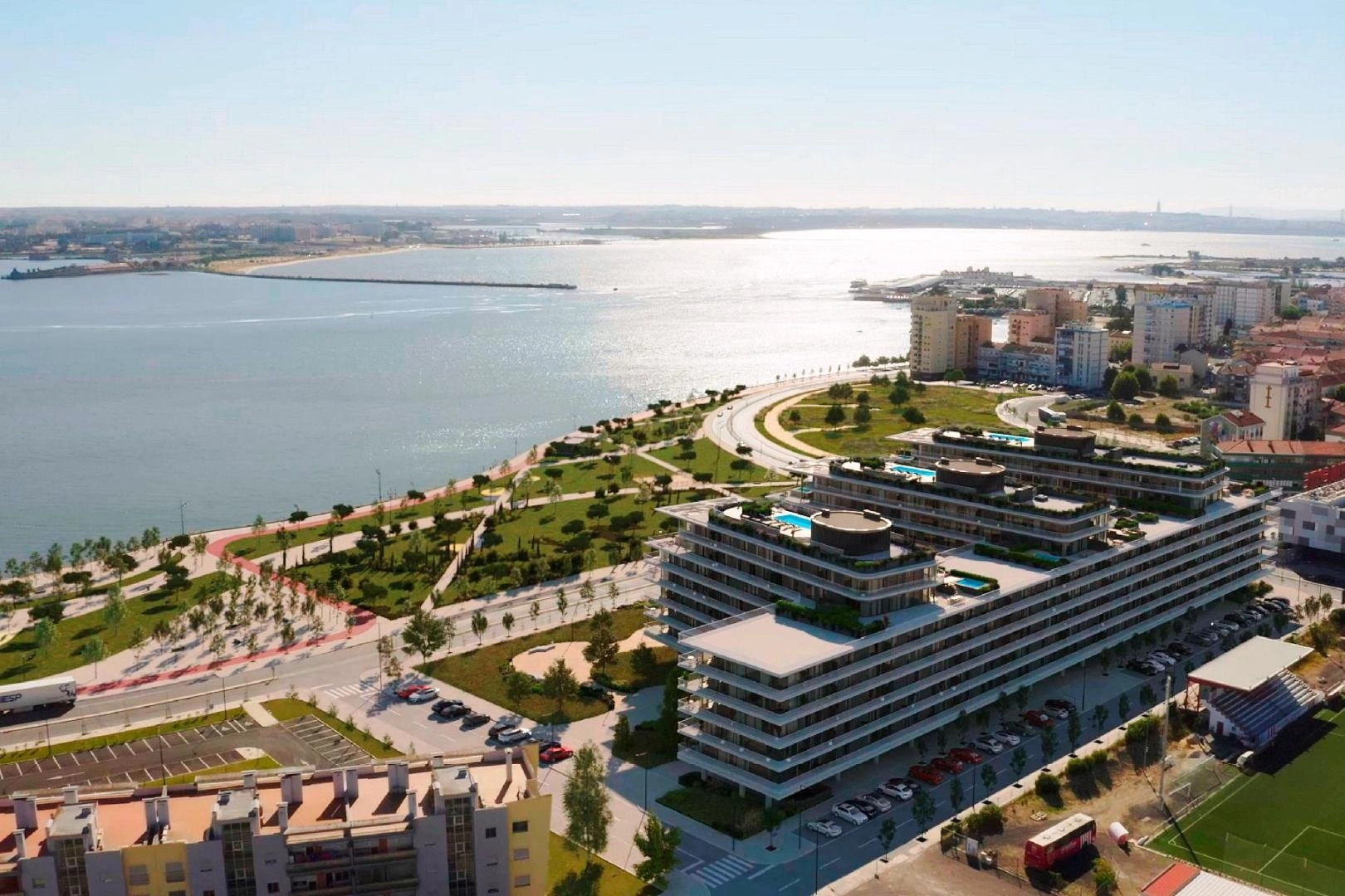 Apartment complex in Barreiro area, Portugal