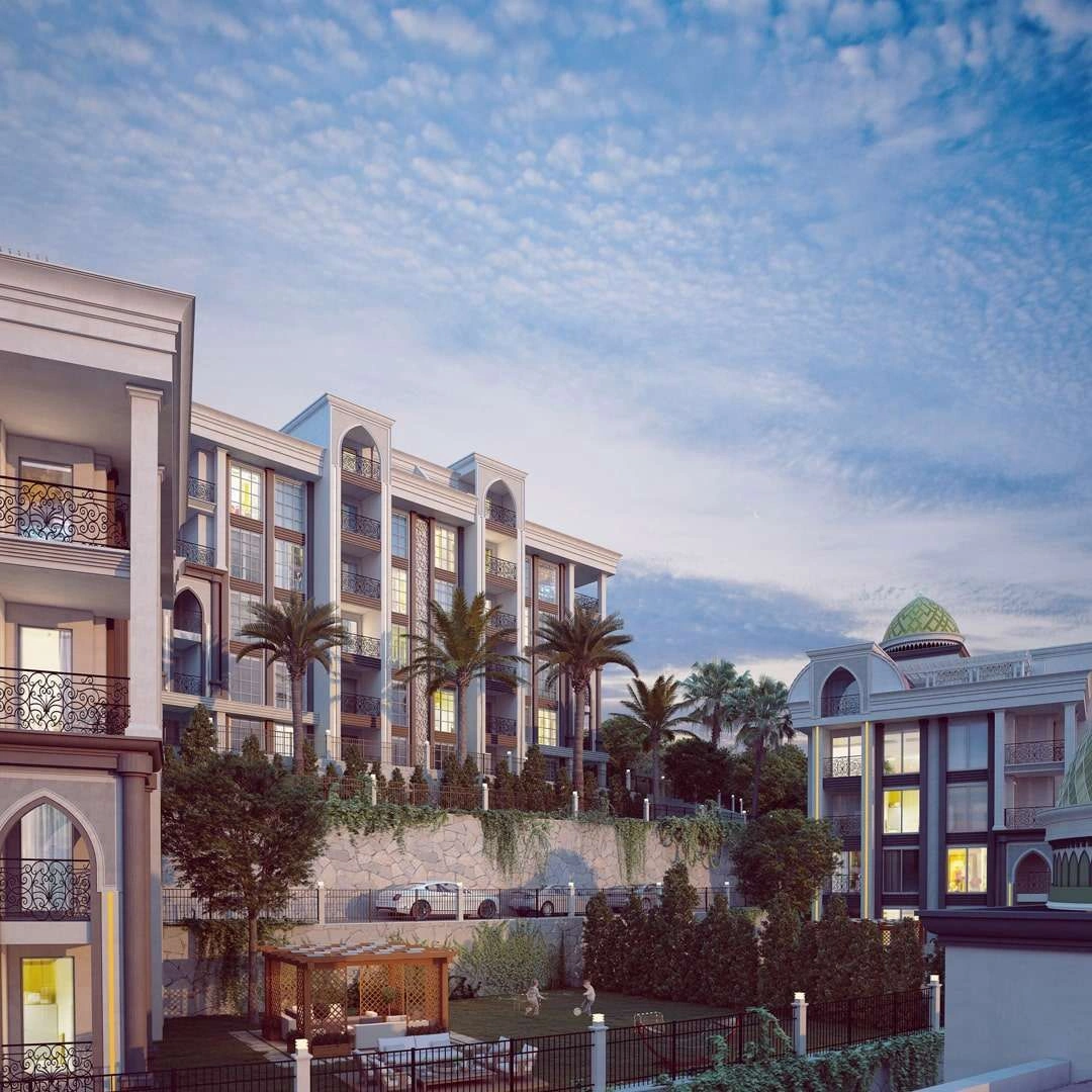 Grand complex of residences in Kargicak Alanya