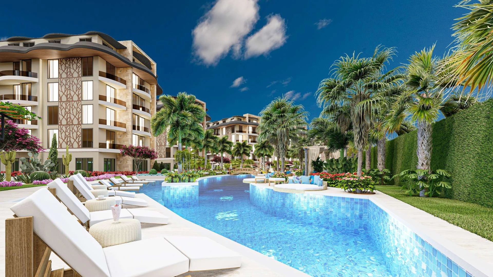 Business class project in Oba area of Alanya