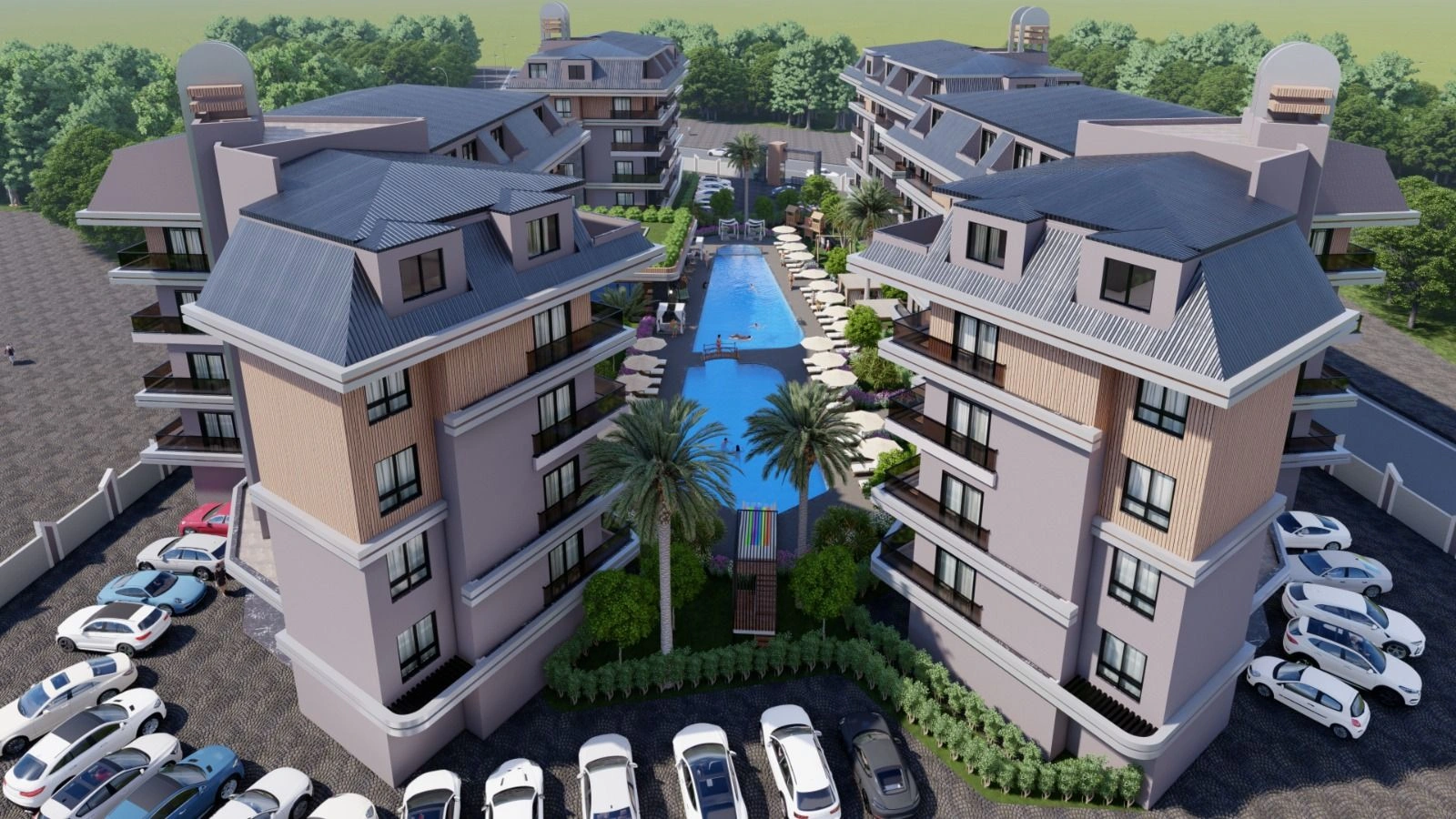 Nuevo complejo residencial en una zona prestigiosa de Alanya