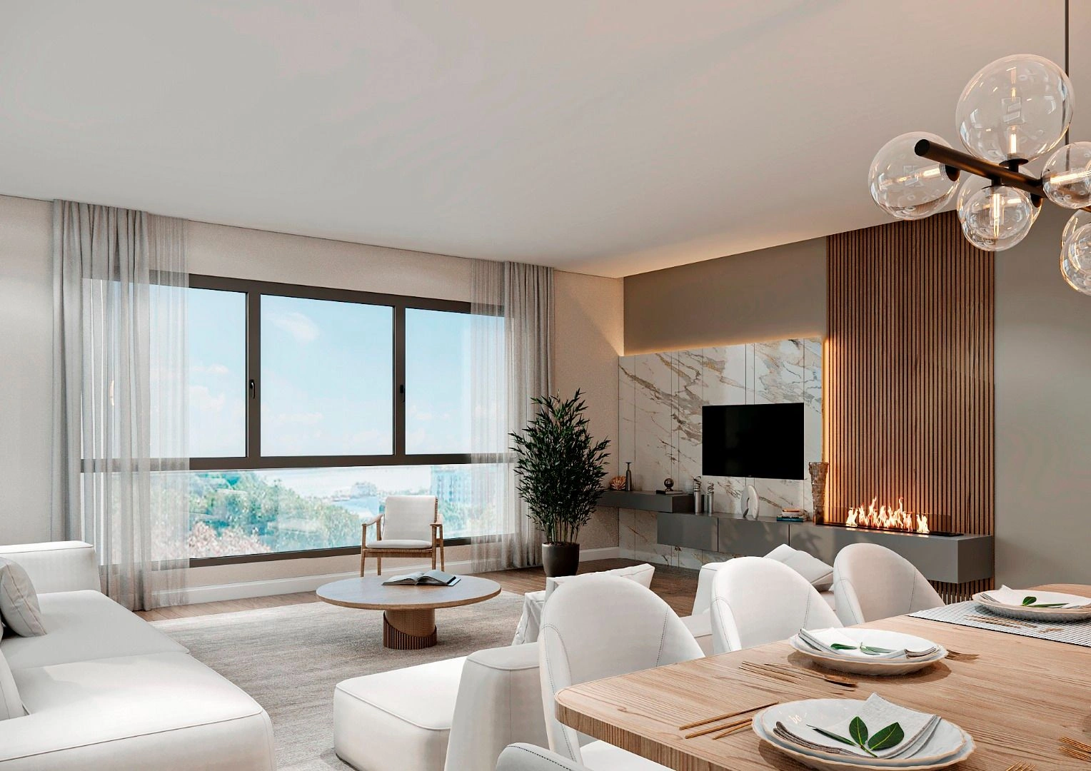 Büyük Lizbon'un asil bir bölgesindeki lüks proje