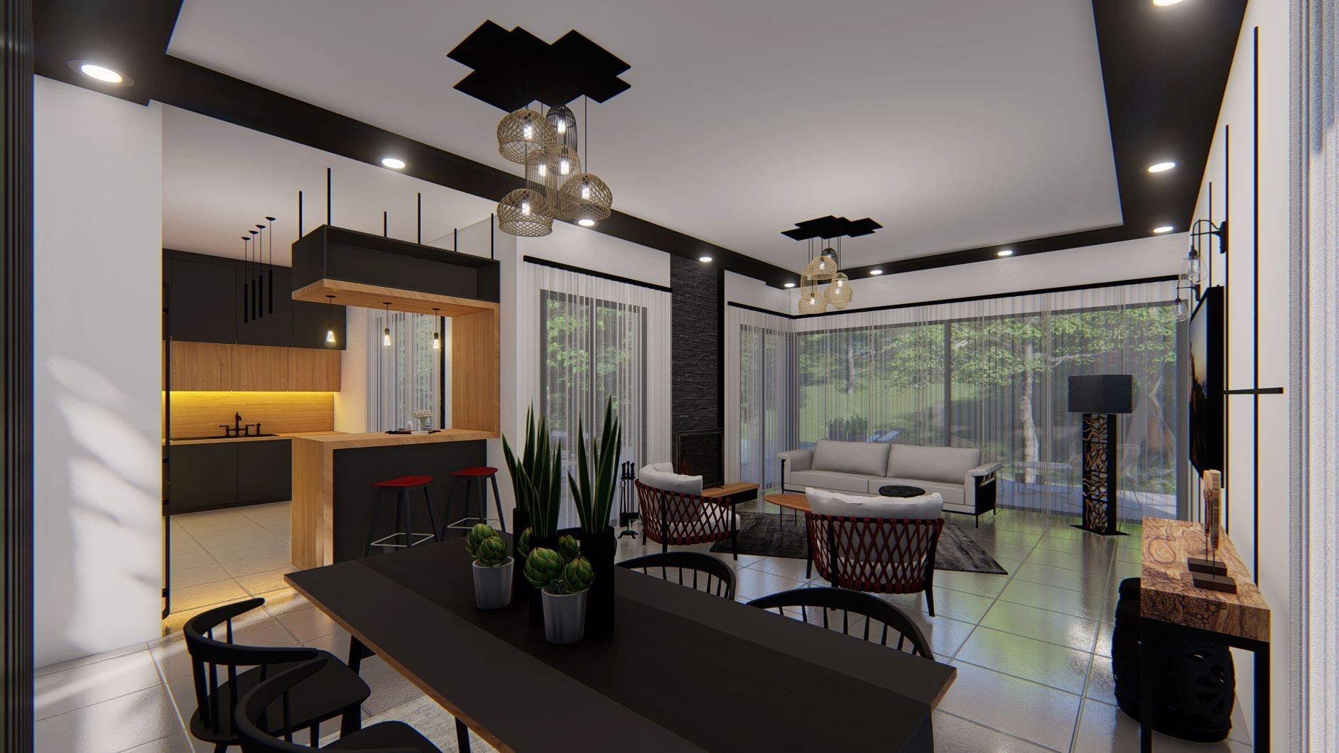 Elite complex of comfortable villas in the Karmi area