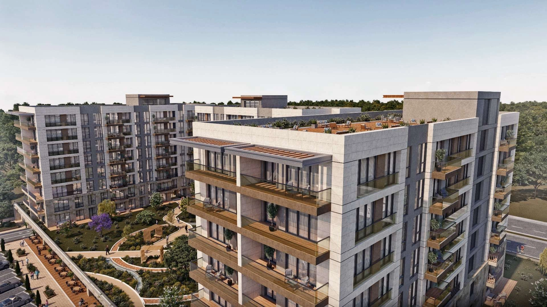 Modern complex in Avcilar area of Istanbul