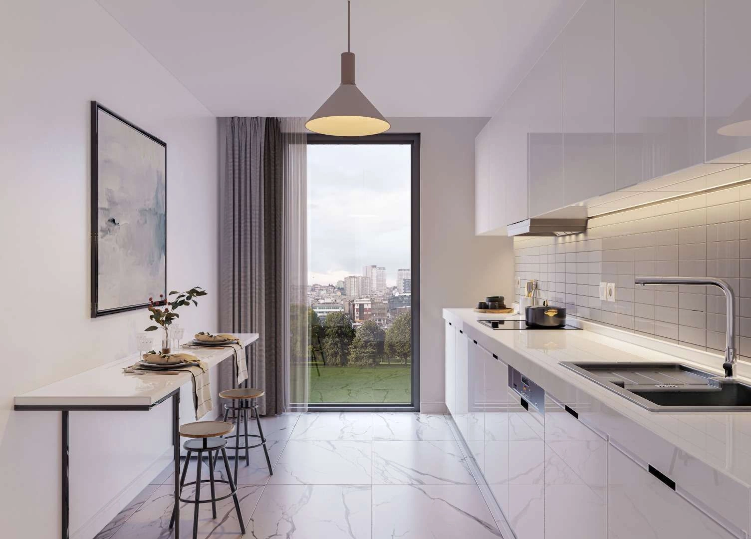 خرید آپارتمان در ترکیه، استانبول برای دریافت اقامت ✅، کد#T83