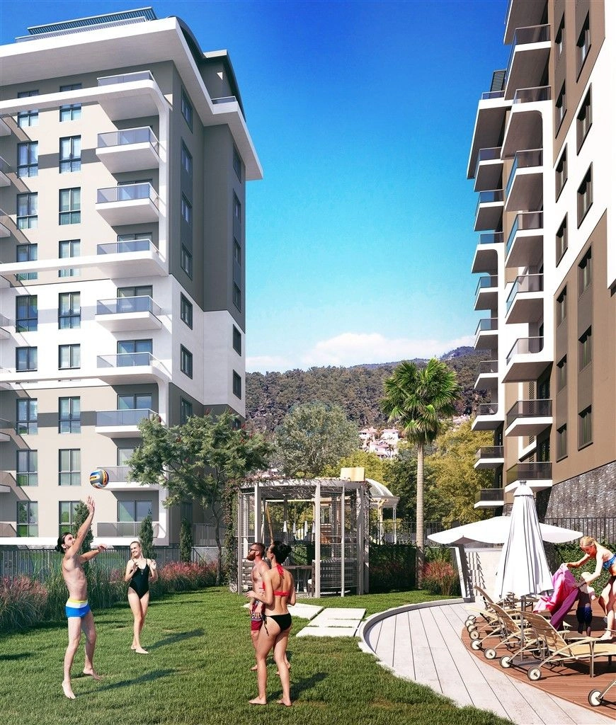 مجموعه مسکونی در منطقهای خوشمنظر از آوزالار آلانیا