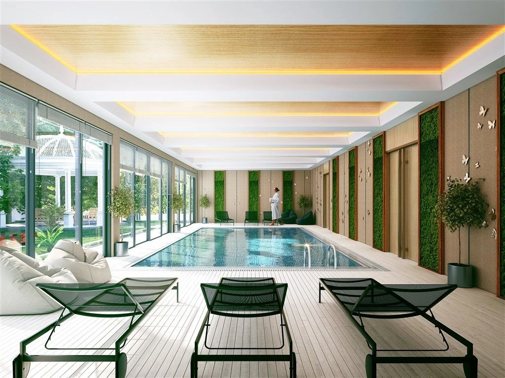 مجموعه مسکونی در منطقهای خوشمنظر از آوزالار آلانیا