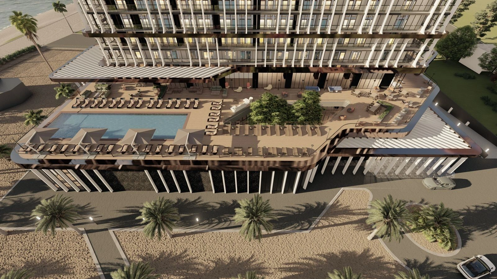 مجتمع آپارتمانی لوکس تحت برند یک زنجیره هتل ۵ ستاره