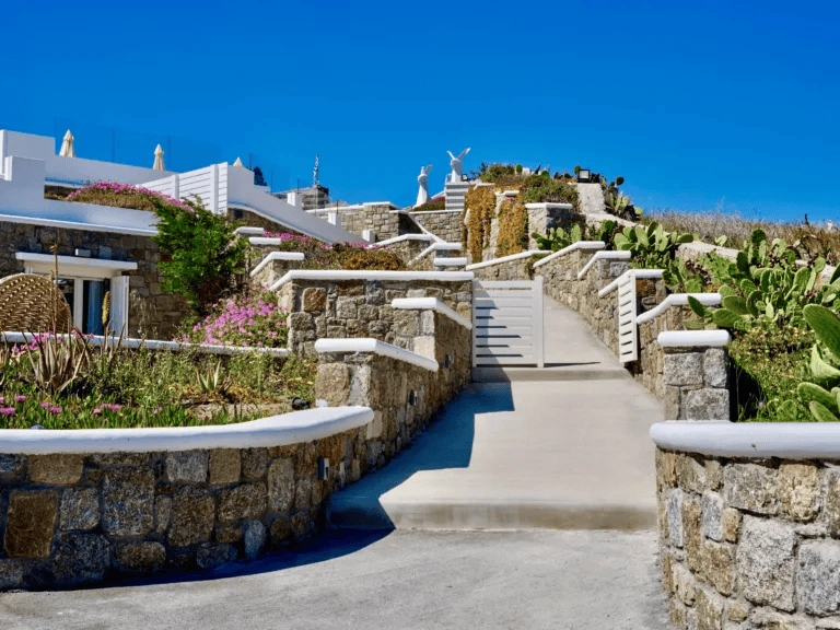 Deniz kenarında Yunanistan'da villalar