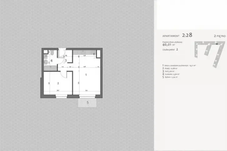 पॉज़नान, पोलैंड के ऐतिहासिक केंद्र के पास 1+1 अपार्टमेंट