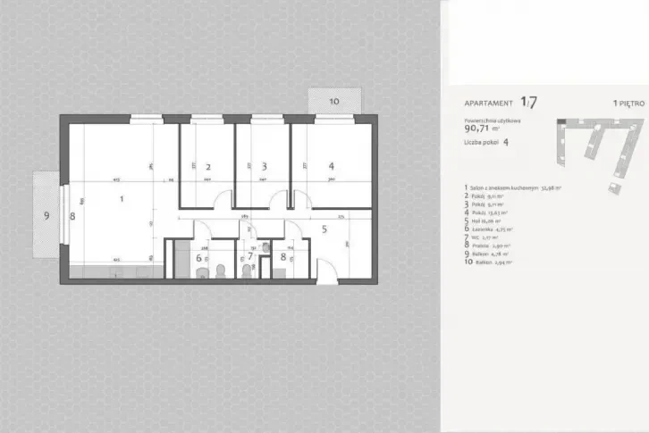 पोज़न में झील नज़ारे वाला 3+1 लग्ज़री अपार्टमेंट