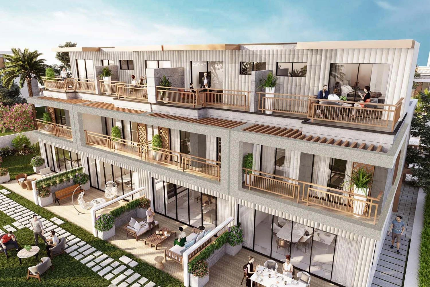 New residential complex in the prestigious and green area Damac Hills 2