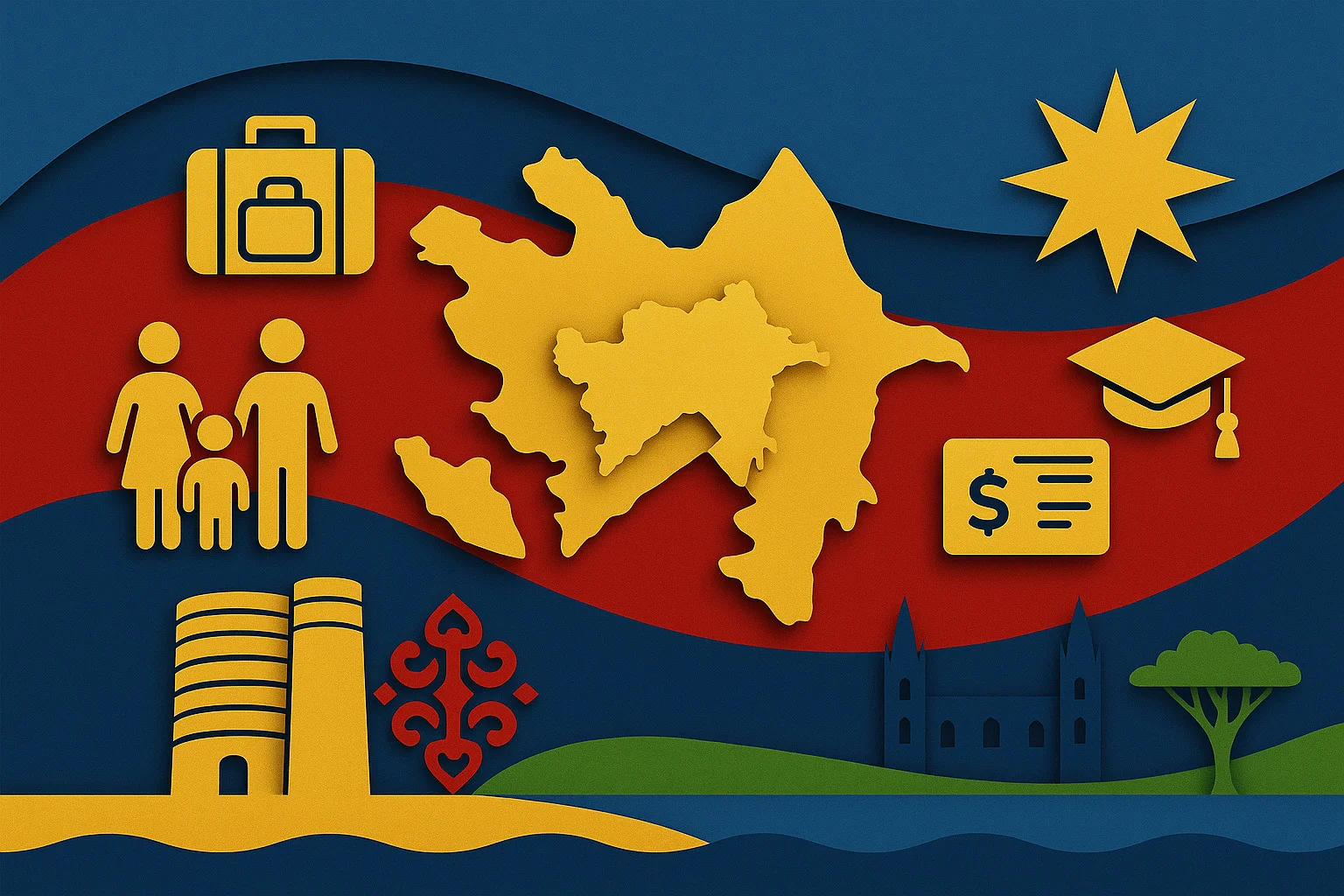 كيفية الحصول على إقامة في أذربيجان 2025 — عمل، دراسة، أسرة واستثمار