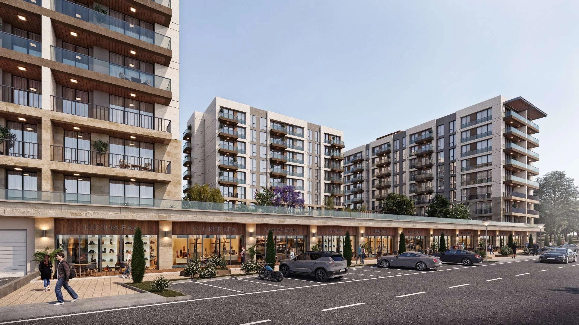 Modern complex in Avcilar area of Istanbul