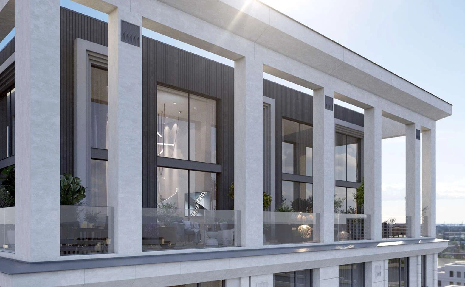 Saint Petersburg'da 11 kat yüksekliğinde bir konut