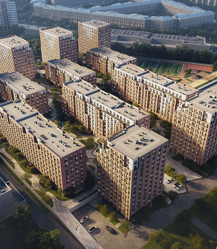 Complexe résidentiel au sud-ouest de l'île Vasilevsky, SPb