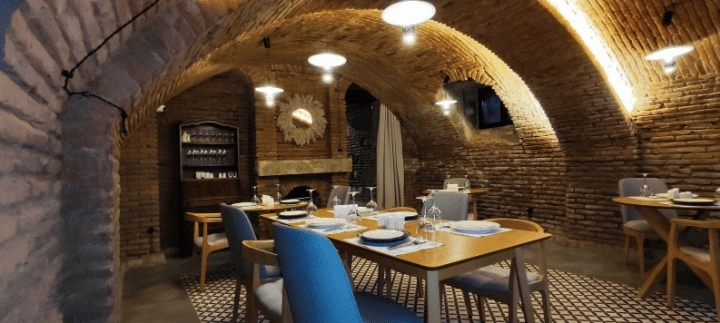 Restaurant in Sololaki, on Amagleba Street