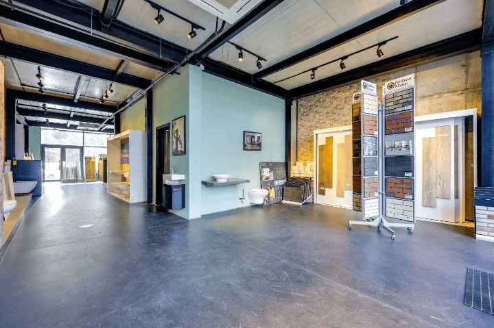Commercial real estate with stained glass windows