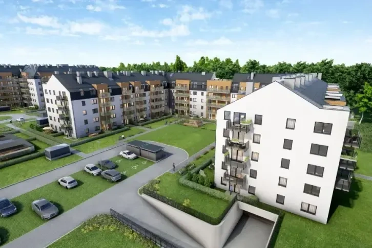 Elegante apartamento de 60 m² con vista al parque en Poznań, Polonia