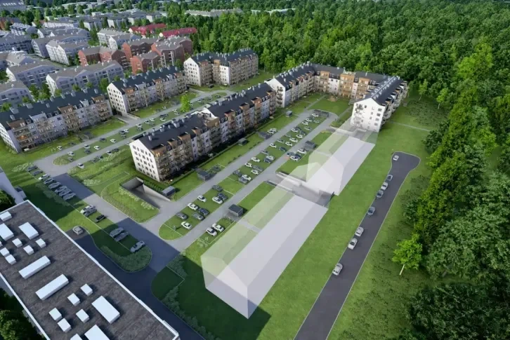 Elegante apartamento de 60 m² con vista al parque en Poznań, Polonia
