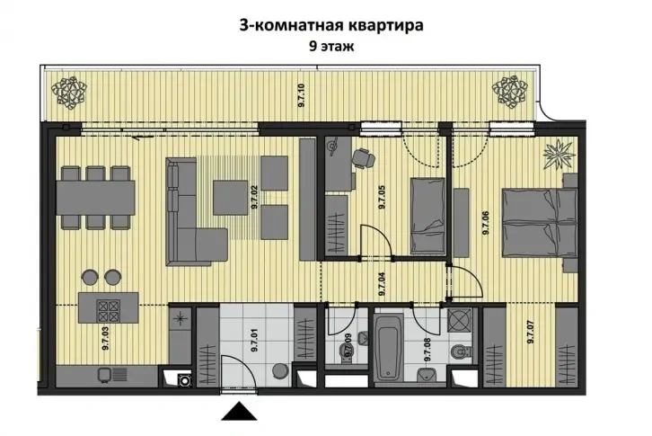 Apartamento con vistas panorámicas en Bratislava