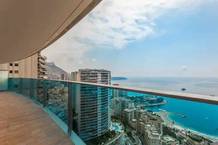 Apartment of 159 m2 in the residence Tour Odéon, Monaco