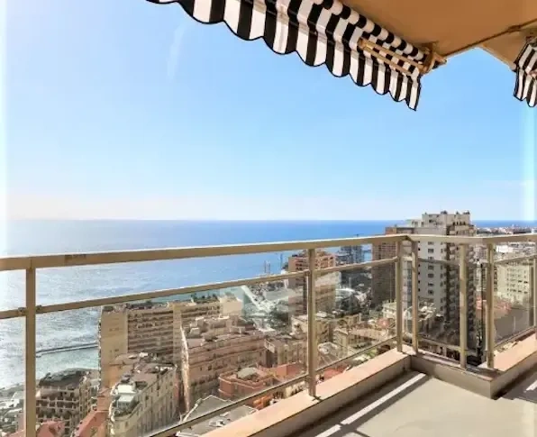 شقة بمساحة 173 م2 مع إطلالات بانورامية على البحر، موناكو