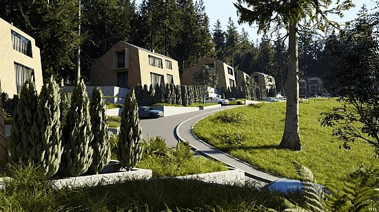 Premium 1+1 apartment at the foot of the mountain in Kolasin