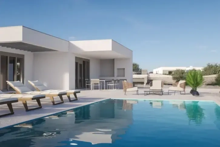 Comfortable villa for living with panoramic sea views in Dalmatia, Croatia