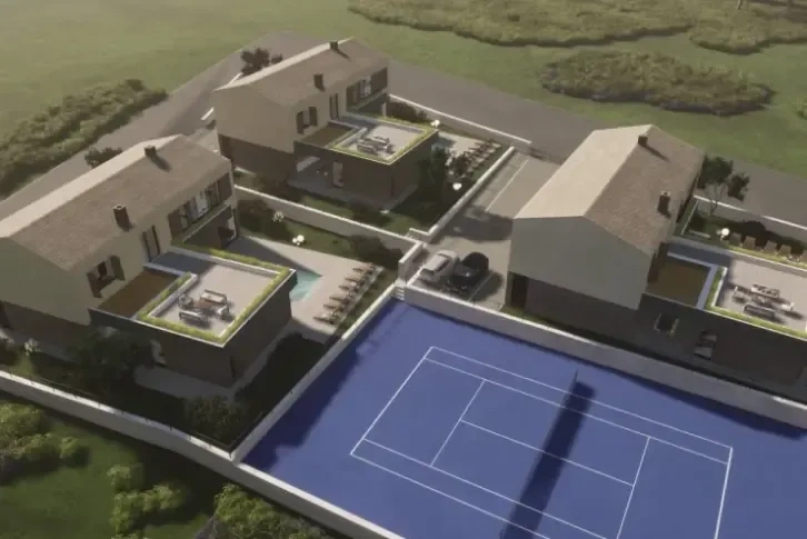 Villa in una zona tranquilla di Batul vicino a Zhmin, Istria