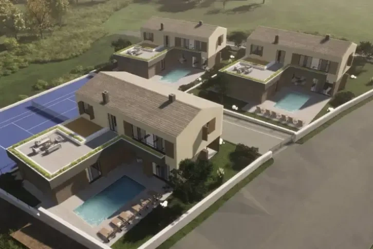 Villa in una zona tranquilla di Batul vicino a Zhmin, Istria