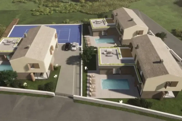 Villa in una zona tranquilla di Batul vicino a Zhmin, Istria