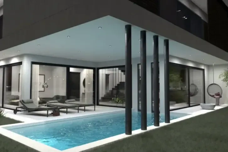 Villa on the first line in Fazan, Istria