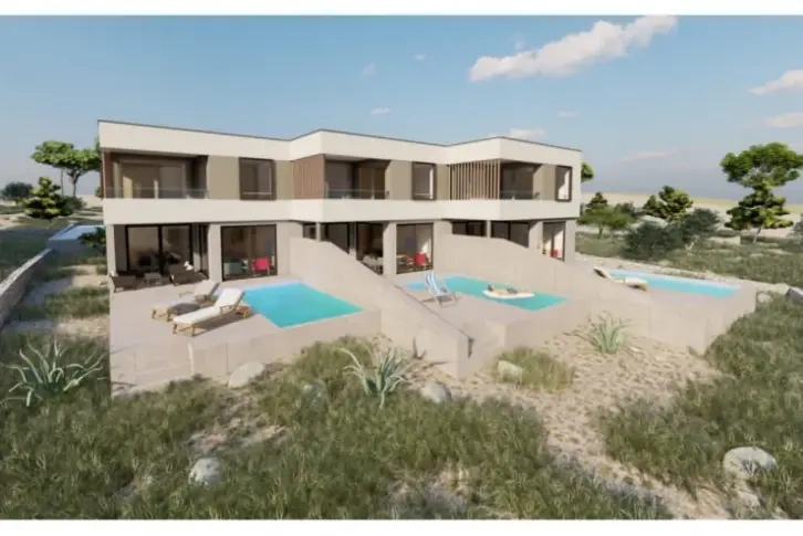 Moderne Villa 107 m² mit Meerblick in Dalmatien