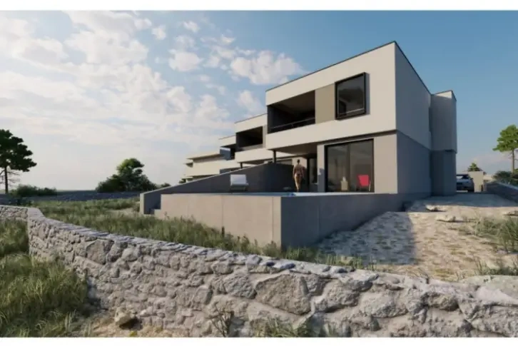 Moderne Villa 107 m² mit Meerblick in Dalmatien