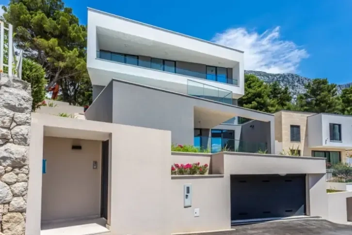 New modern 6+1 villa with sea view in Dalmatia, Croatia