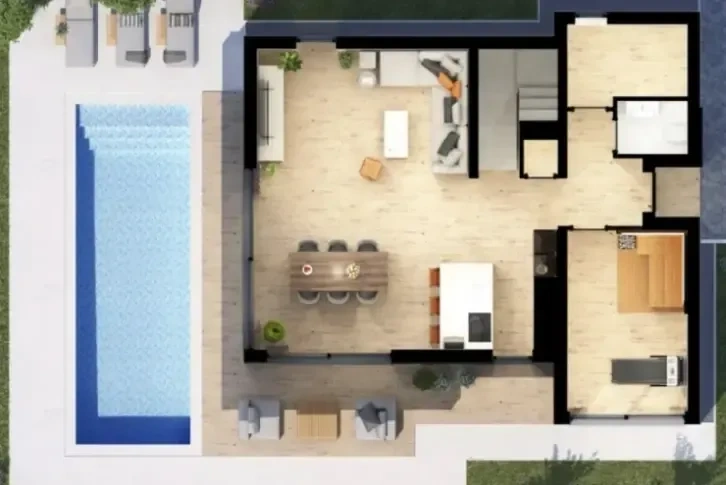 Villa mit Pool und überdachter Terrasse in ruhiger Lage von Porec - 825.000 €