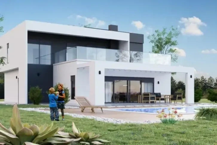 Modern style villa in Svetvincenate, Croatia