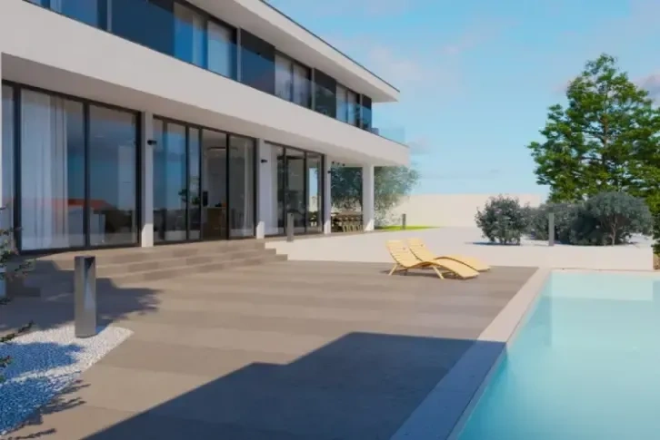 Villa con piscina en la pintoresca localidad de Vizhinada, Croacia