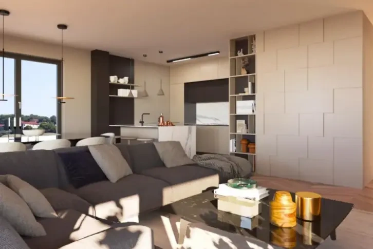 Modern apartment 183 m2 with sea view, Northern Dalmatia