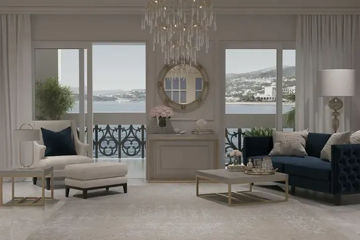 180 m2 apartment with sea view in Seaside Plaza, Monaco