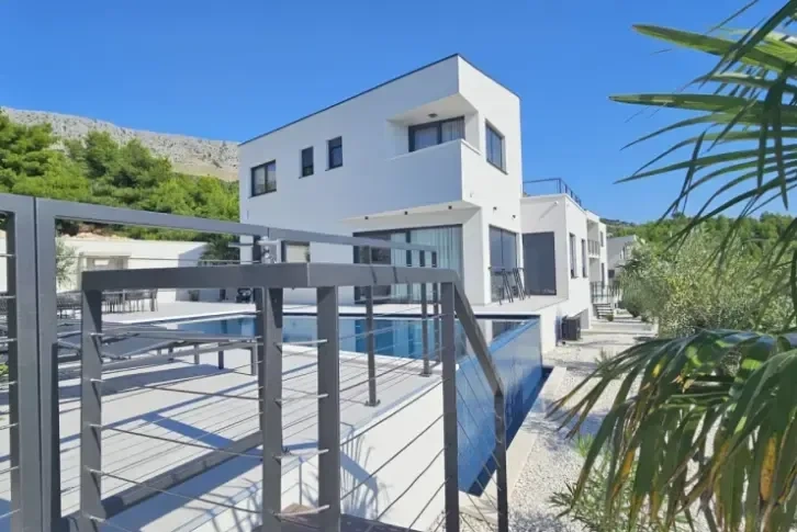 Villa with panoramic sea view in Podstrana, Croatia
