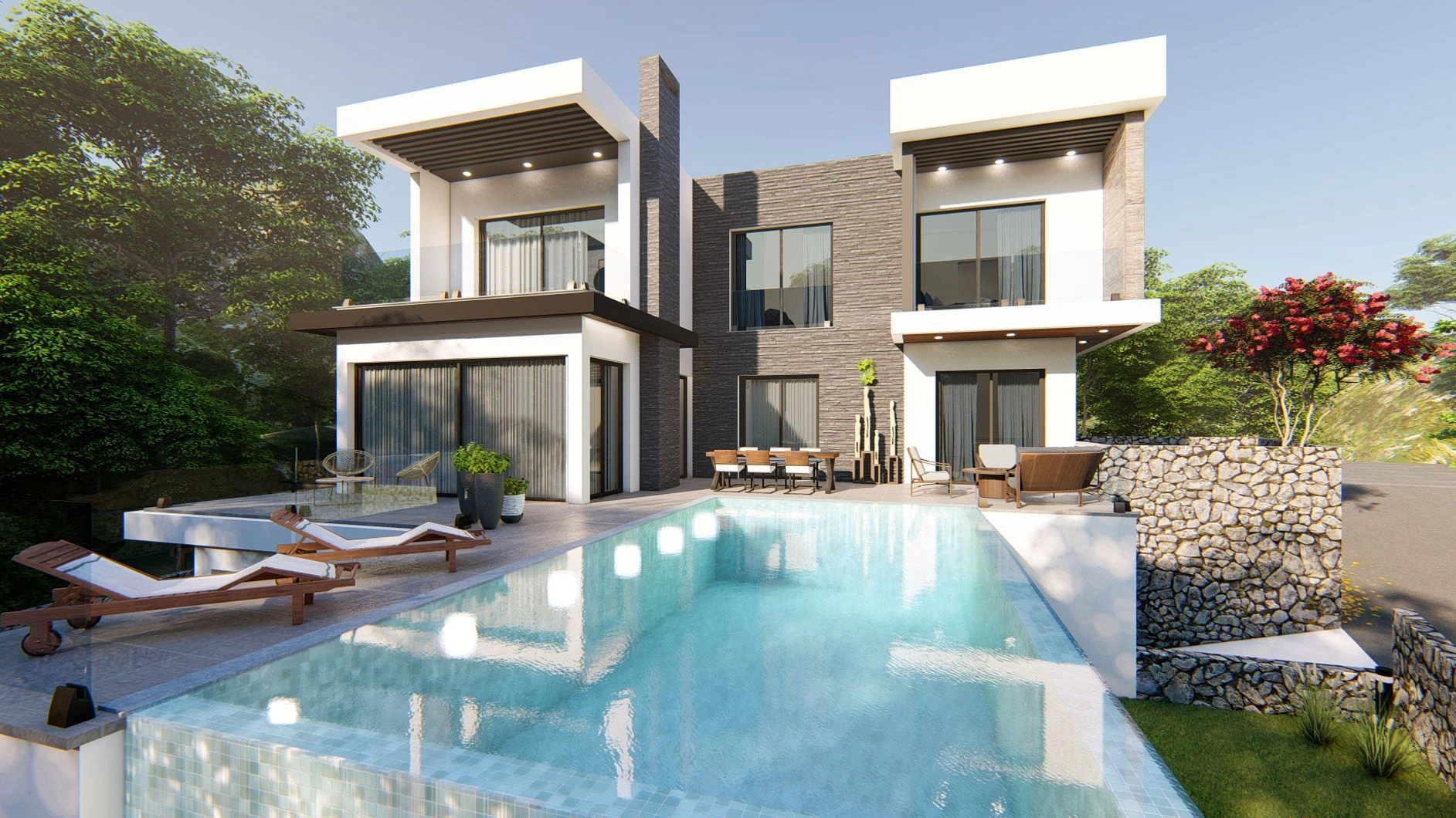 Elite complex of comfortable villas in the Karmi area