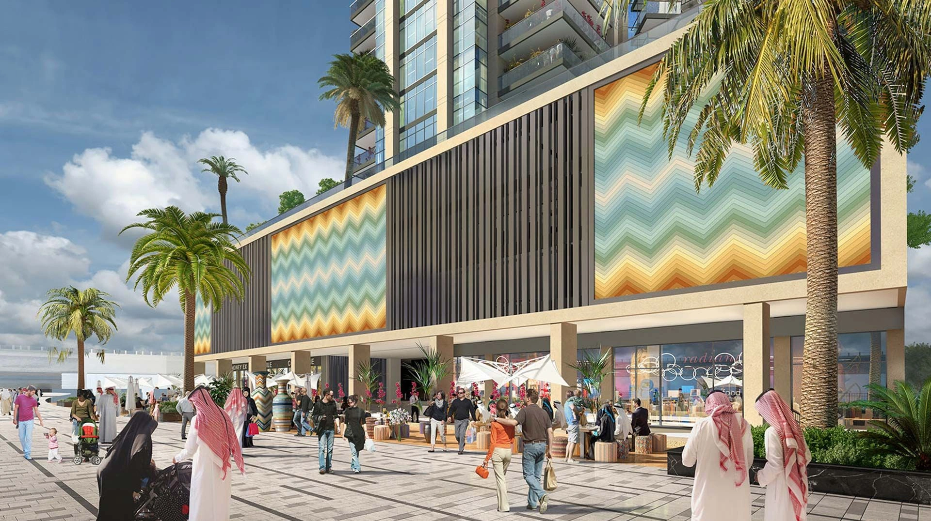 Elite residential complex in the Business Bay area on the Dubai Canal embankment