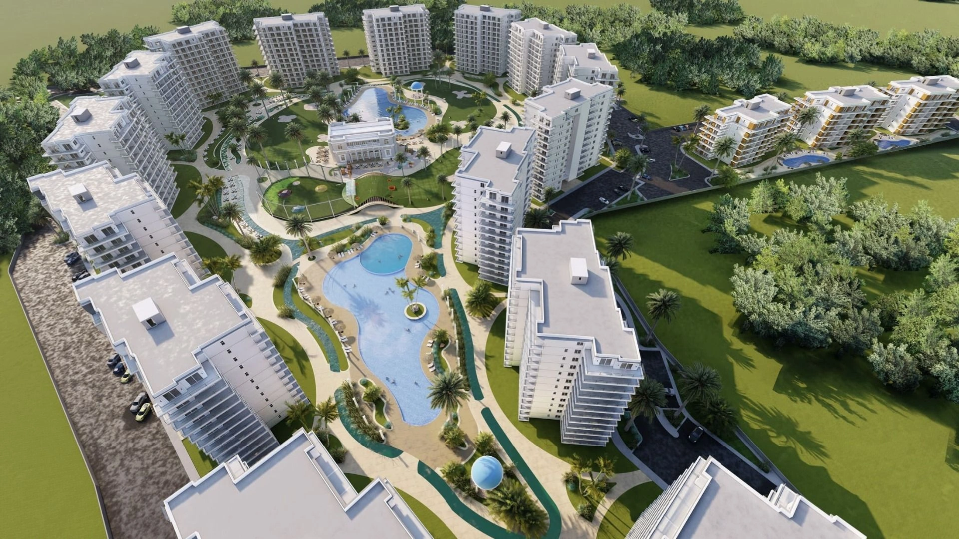 Muazzam otel tipi konut kompleksi