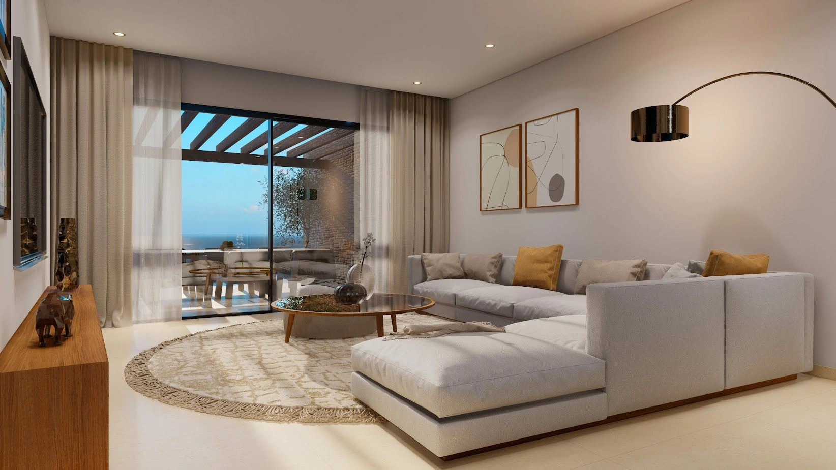 Complex of luxury villas on the first coastline in Paphos