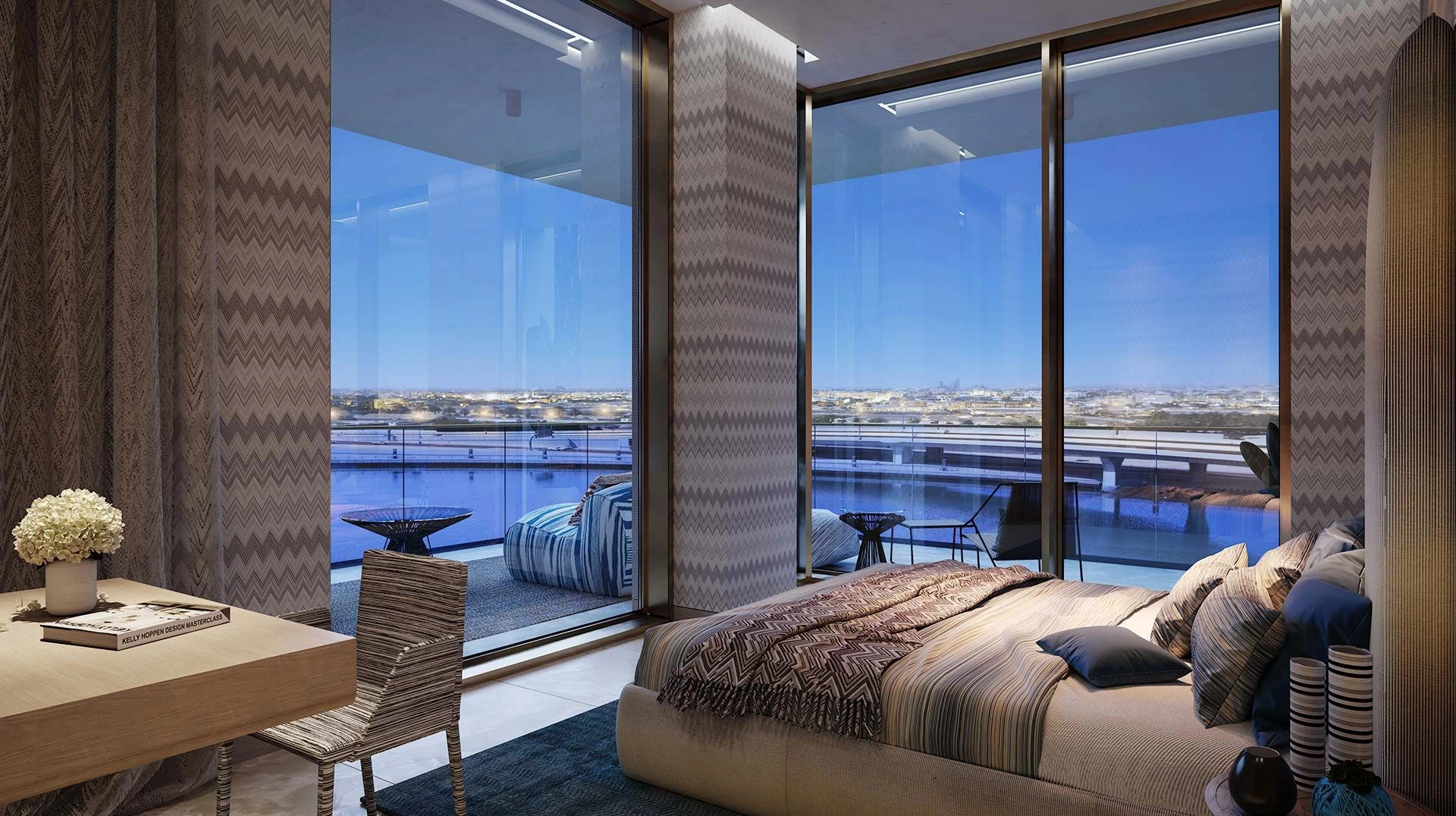 Elite residential complex in the Business Bay area on the Dubai Canal embankment