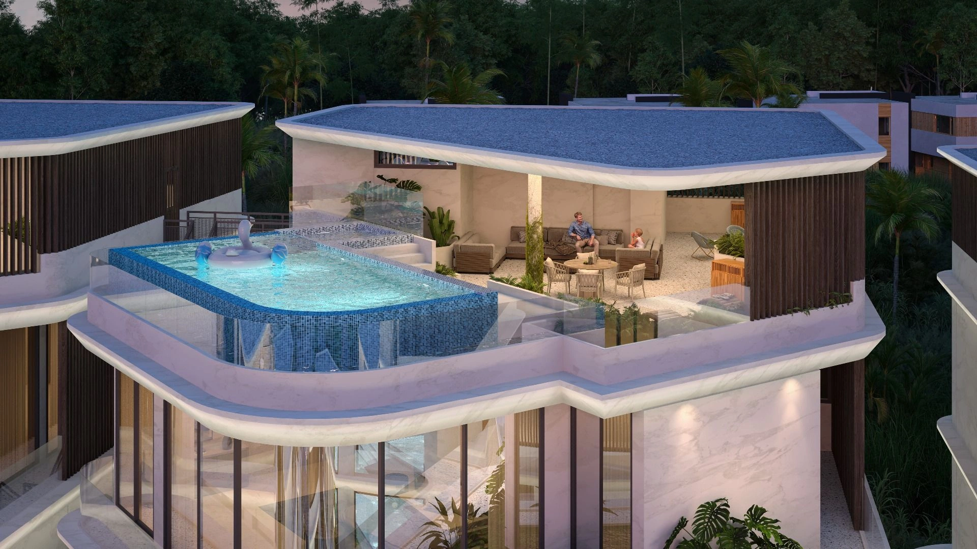 Residential complex in the Layan Beach
